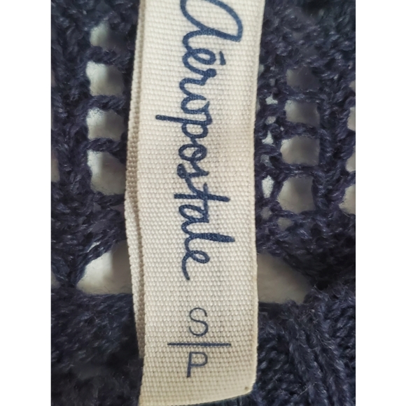 Knit sweater, Navy Blue, Size S - Picture 6 of 6